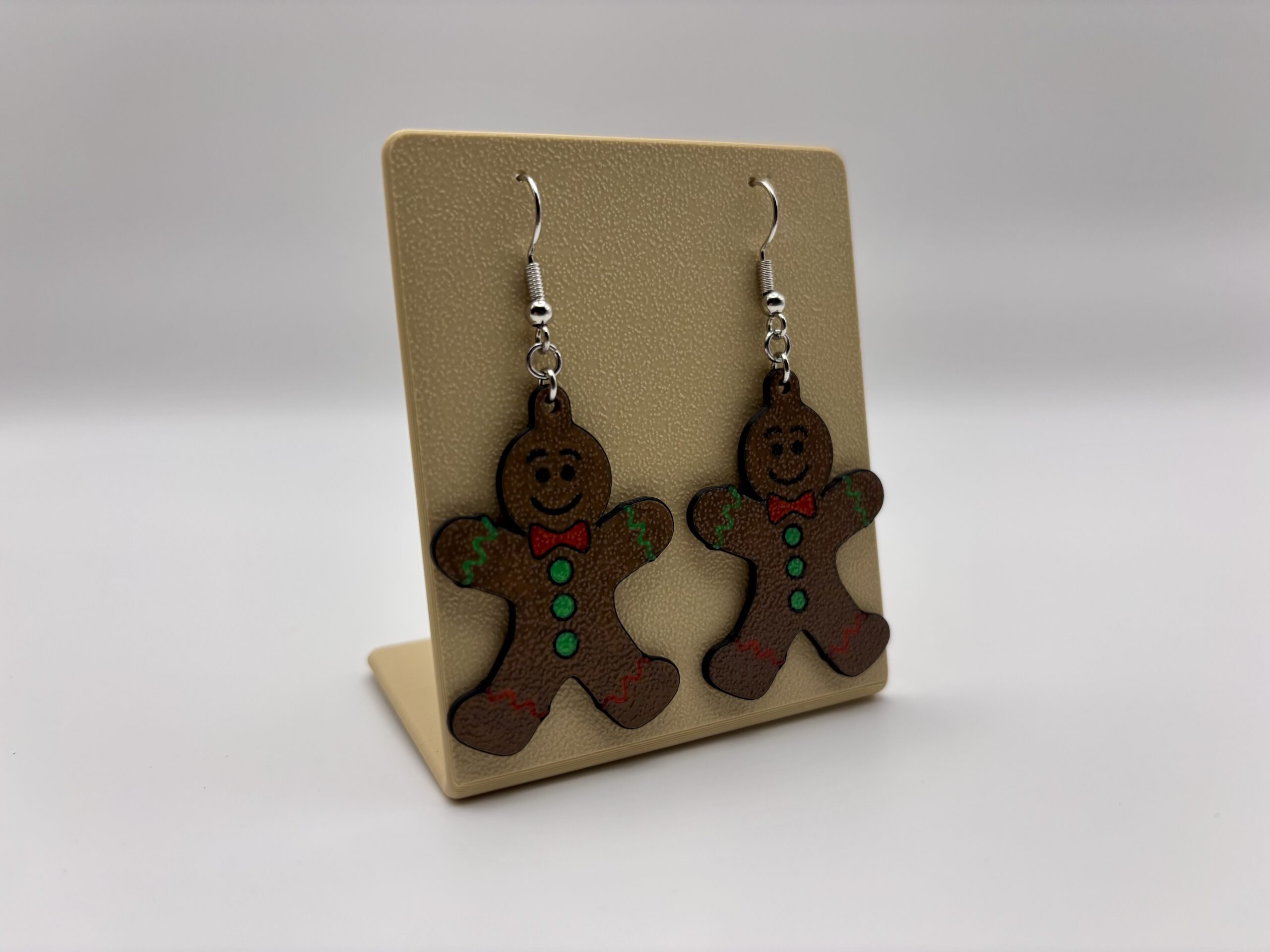 gingerbreadman oorbellen